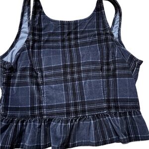 American Eagle Outfitters Black Velvet Top